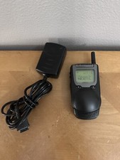 Motorola Nextel i1000 Plus Black Cellular Flip Phone, Charger Bundle Tested