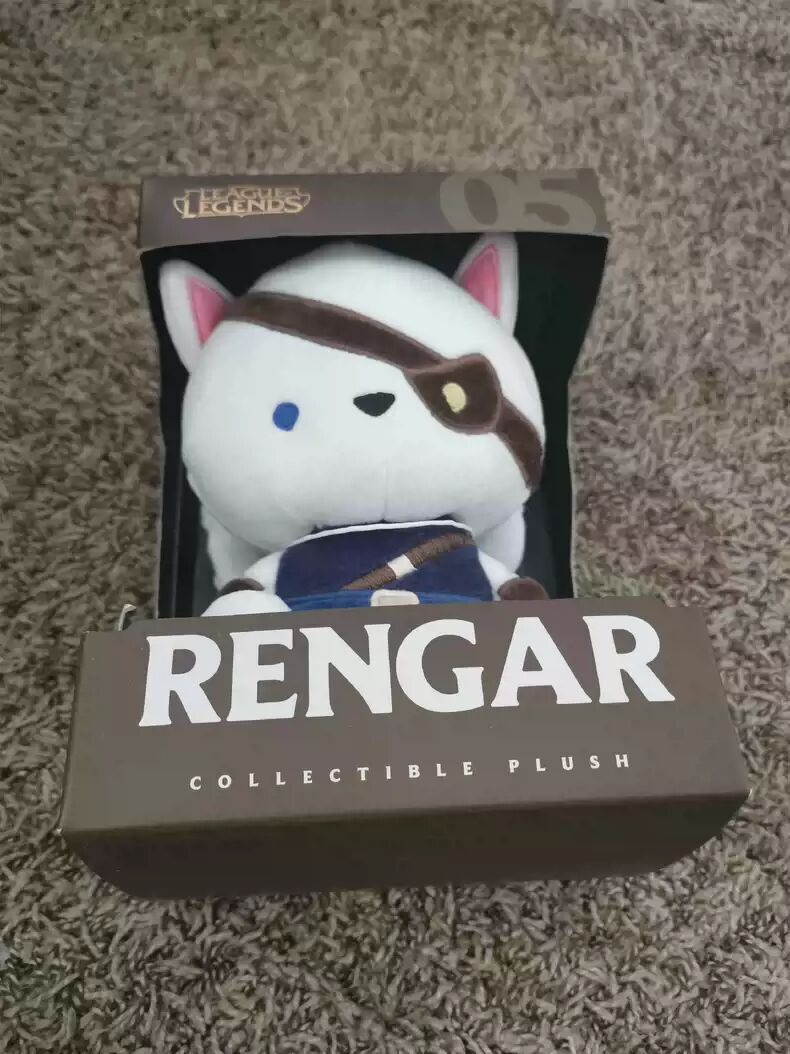 Lol Official League of Legends Rengar Mini Stuffed Pridestalker