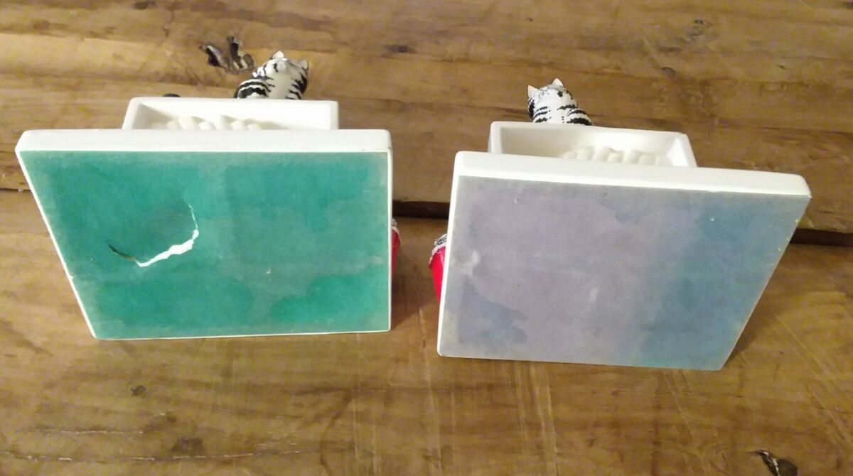 Kliban Ceramic Cats Bookends Made by Taste Setter Sigma in Kliban Ceramic Cats Bookends Made by Taste Setter Sigma in