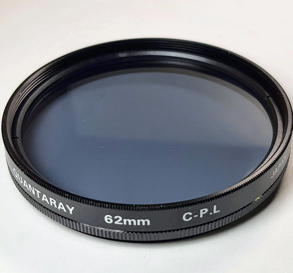 62mm Circular Polarizer CPL Glass Lens Filter Japan P-CL 62 mm Quantaray E-62 - Image 2 of 4