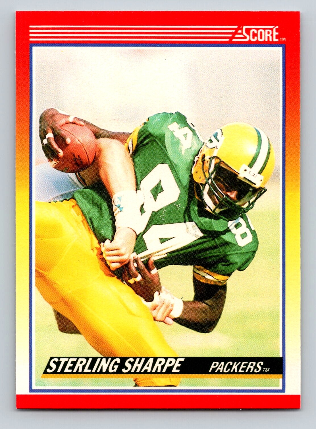 Sterling Sharpe 1990 Score 100 Hottest #64 Green Bay Packers