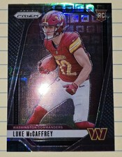 2024 2 CT LOT Luke Mccaffrey Variant Lot Inc Silver Pandora 17/400 & Color Match