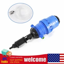Automatic Fertilizer Injector Water Powered Chemical Liquid Doser Dispenser Blue