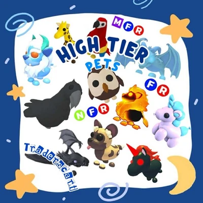 Adopt Me High Tier Legendary Pets FROST DRAGON/SHADOW DRAGON/OWL/PARROT/EVI UNI