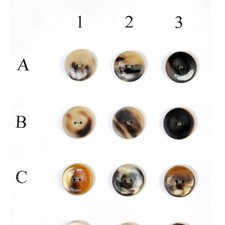Natural Real Horn Buttons Handmade 2 Hole Brown Sewing Buttons 6 Pcs Pack Natural Real Horn Buttons Handmade 2 Hole Brown Sewing Buttons 6 Pcs Pack