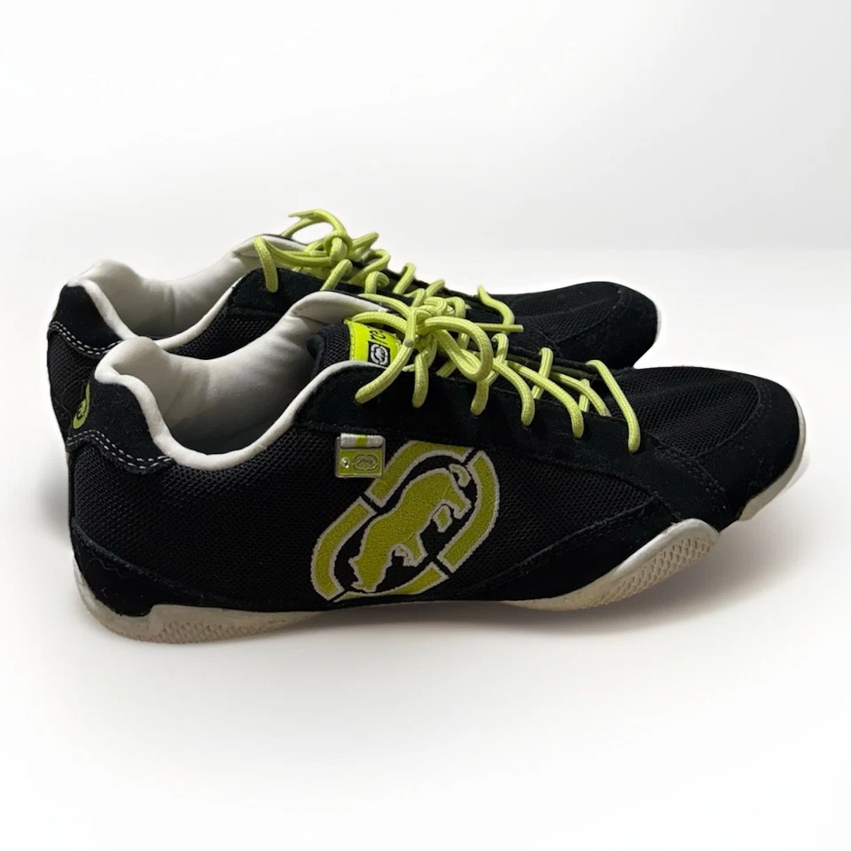 Red By Marc Echo Womens Ladies Skateboard Sneaker Shoe Black Lime Green Size 7.5 - Image 2 of 4