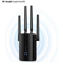 WiFi Extender Signal Booster, Dual Band 5.8GHz 2.4GHz, WiFi Booster