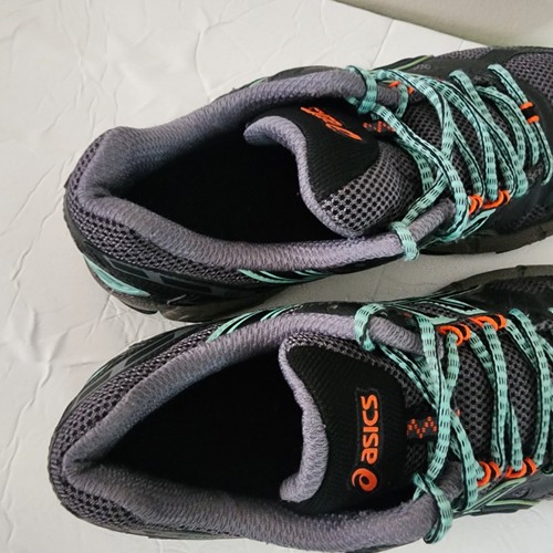 Asics Gel Kahana 7 Womens Running Shoe Size 9.5 Trail Aqua Grey T4G5N Sneakers - Picture 8 of 9