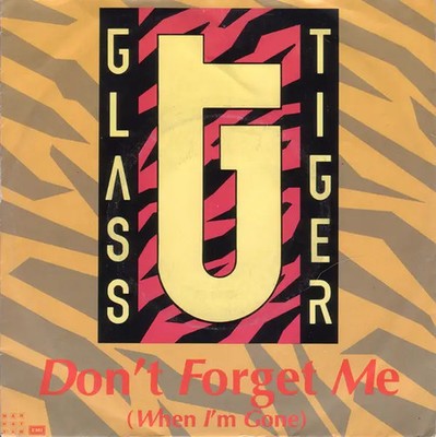 Glass Tiger Dont Forget Me (When Im Gone) Vinyl Single 7inch NEAR MINT