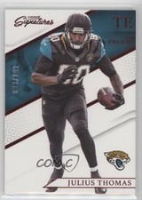 2016 Panini Prime Signatures Prime Proof Red 3/149 Julius Thomas #59 fm0