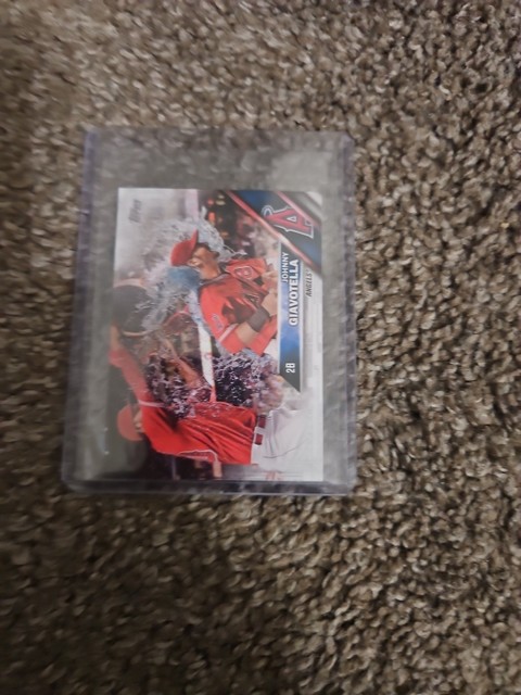 2016 Topps Mini  1/1  Series 2 #657 Johnny Giavotella Los Angeles Angels