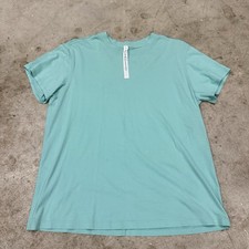 Lululemon Shirt Womens Sz 6 Turquoise Blue Athletic Workout Running Yoga Gym