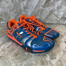 Li-Ning Men's Basketball Shoes Size 9.5 AYTR041-2H Blue Orange XTructure