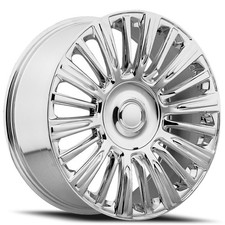 22x9 Escalade Platinum Wheels Fr 91 Chrome Oem Replica Rims 4pcs A1