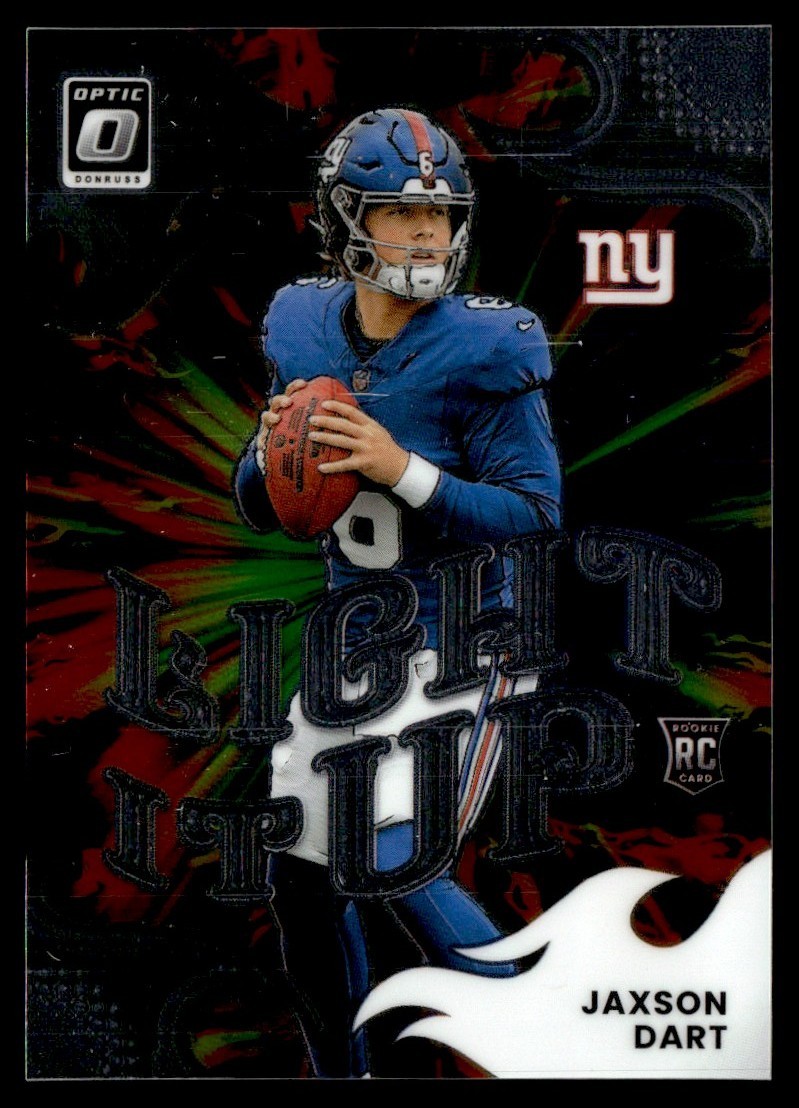 2025 Donruss Optic Light It Up Jaxson Dart RC #3 A