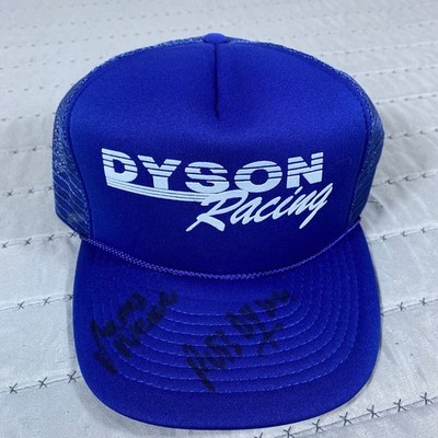 Signed Dyson Racing Trucker Snapback Hat Cap Auto by Rob Dyson and James Weaver