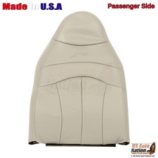 1999-2003 Fits Ford F-150 Lariat Leatherette Passenger Top Seat Cover Parchment 1999-2003 Fits Ford F-150 Lariat Leatherette Passenger Top Seat Cover Parchment