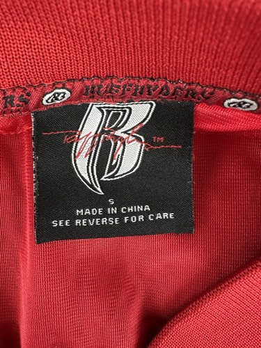 Camisa de Colección Ruff Riders Para Hombres Talla S 88 Roja Denim Sucio Rap Ride Or Die Suelta - Imagen 8 de 13