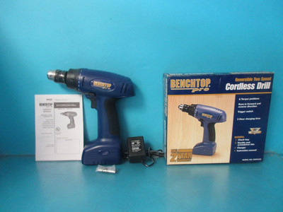 NEW OLD STOCK BENCHTOP PRO CDP02CN REVERSIBLE TWO SPEED CORDLESS DRILL RARE