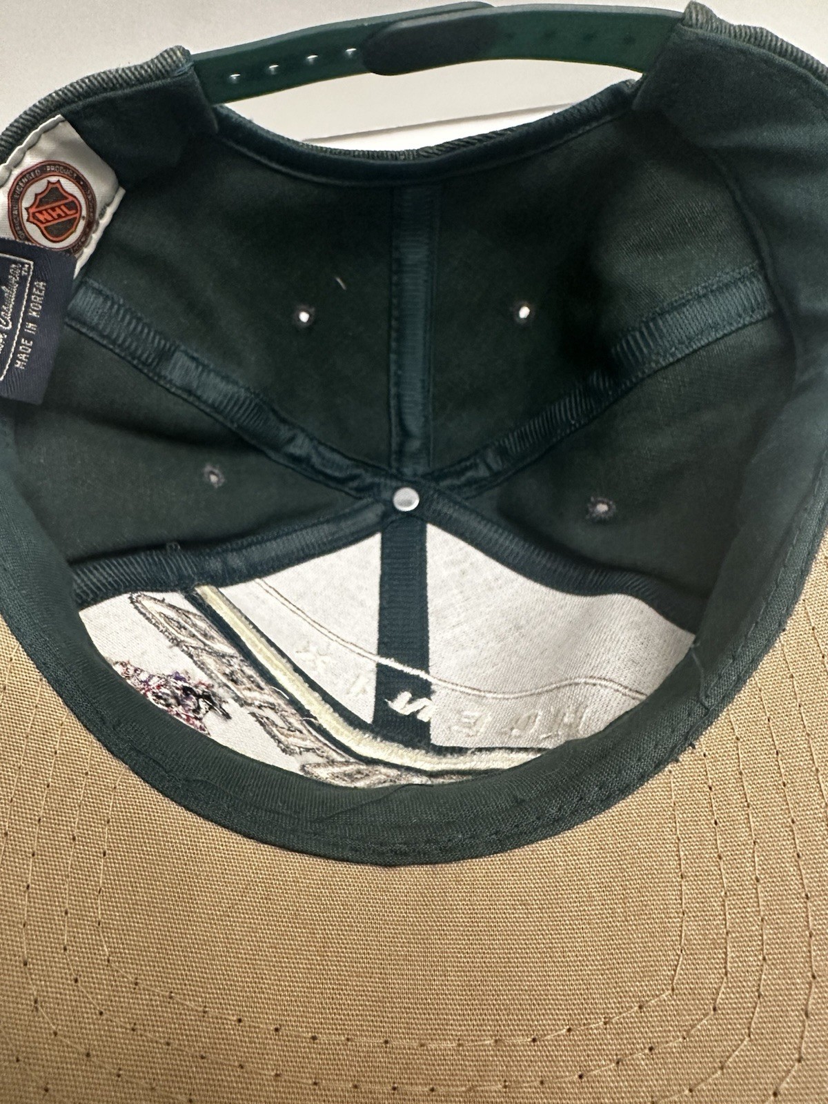 RARE Phoenix Coyotes NHL Lee Sport Snapback Hat Nutmeg Mills PRISTINE thumbnail 6