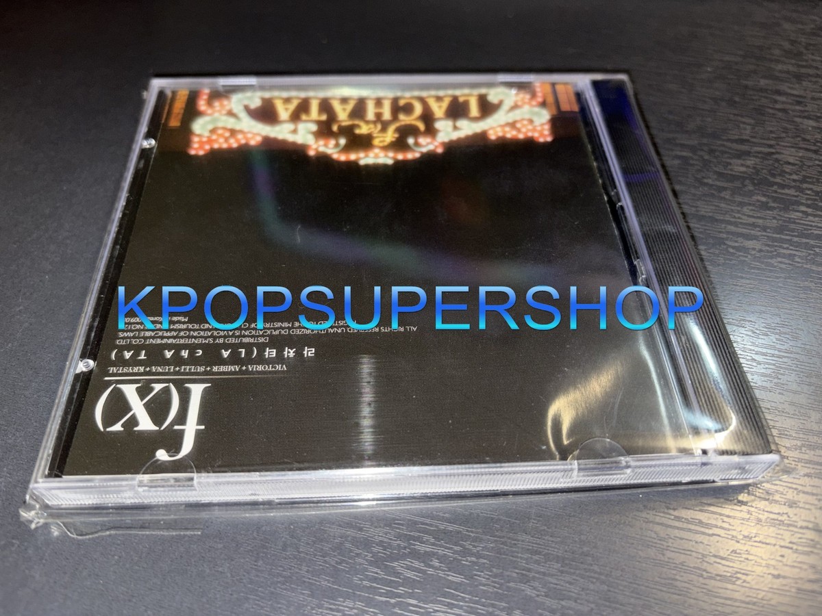 f(x) 1st Digital Single Album La Cha Ta CD Insert New Sealed Promo