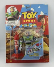 Toy Story Buzz Lightyear 1995 Thinkway Flying Rocket Action MOC Sealed