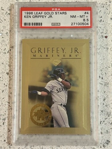 Ken Griffey Jr. 1996 Leaf Gold Stars /2500 PSA 8.5