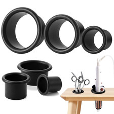 3 Pcs Hair Dryer Holder Insert Curling Iron Holder Stainless Steel Salon Station