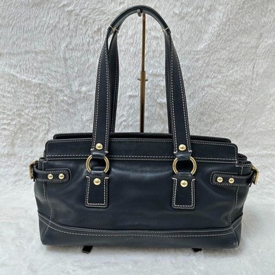 バッグ 65th Coach Flap Legacy Satchel Bag Black MINT COACH Y2K 65TH ANNIVERSARY LEGACY SLIM ALI BLK LEATHER