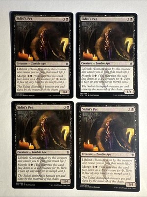 4x Mtg Khans Of Tarkir Sidisi s Pet NM Magic The Gathering