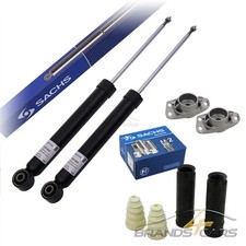 SACHS 2x STOSSDÄMPFER HINTEN +DOMLAGER+PROTECTION-KIT FÜR SEAT LEON VW GOLF 5 6 
