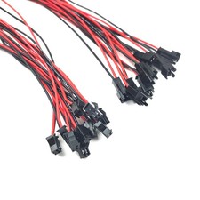 10 Pairs JST SM 2/3/4Pin Male Female Connectors Adapter Plug with 22AWG Wire ...