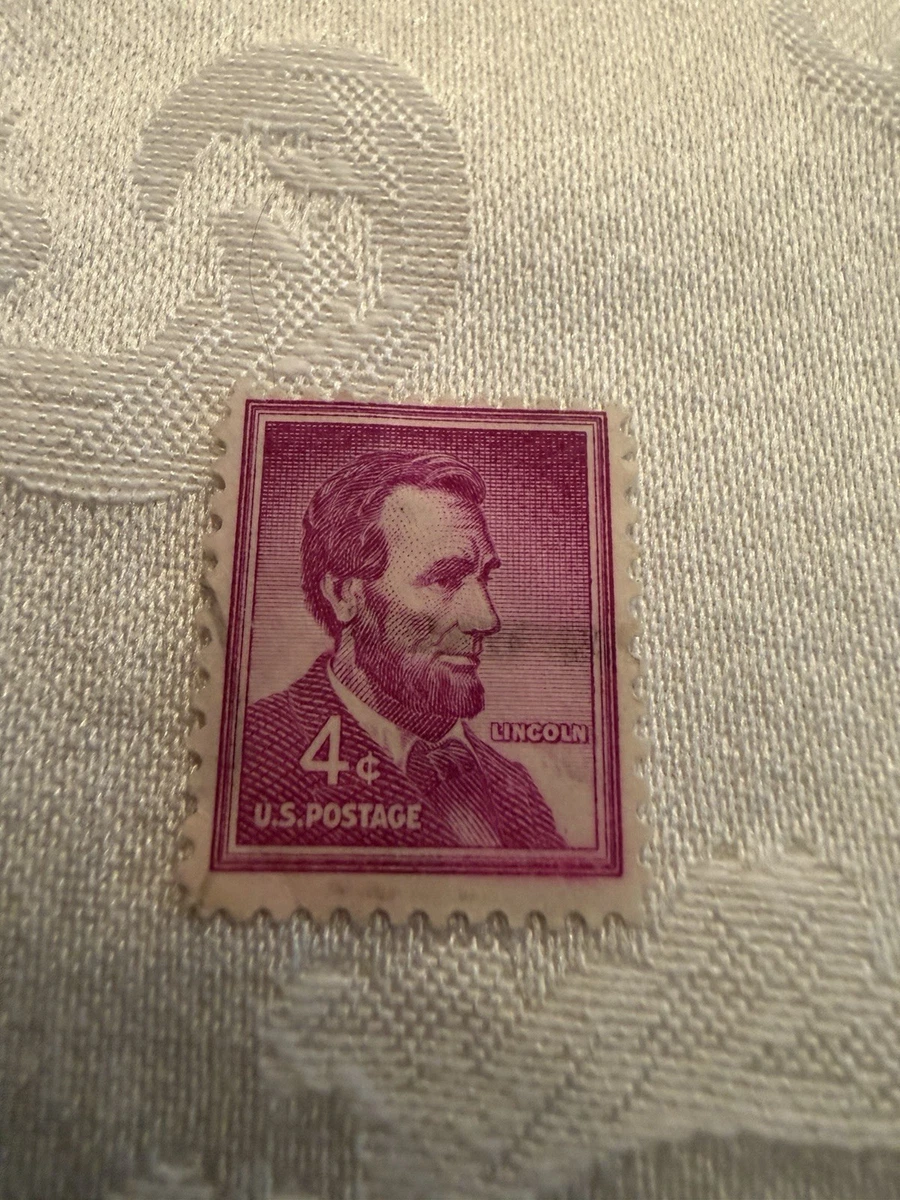 4 Cent Lincoln Stamp In Used Us Stamps (1901-Now) for sale | eBay