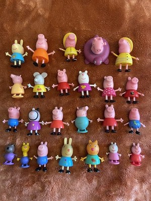 Peppa Pig Family & Friends Toy Figure Lot 24 Figures Figurines  