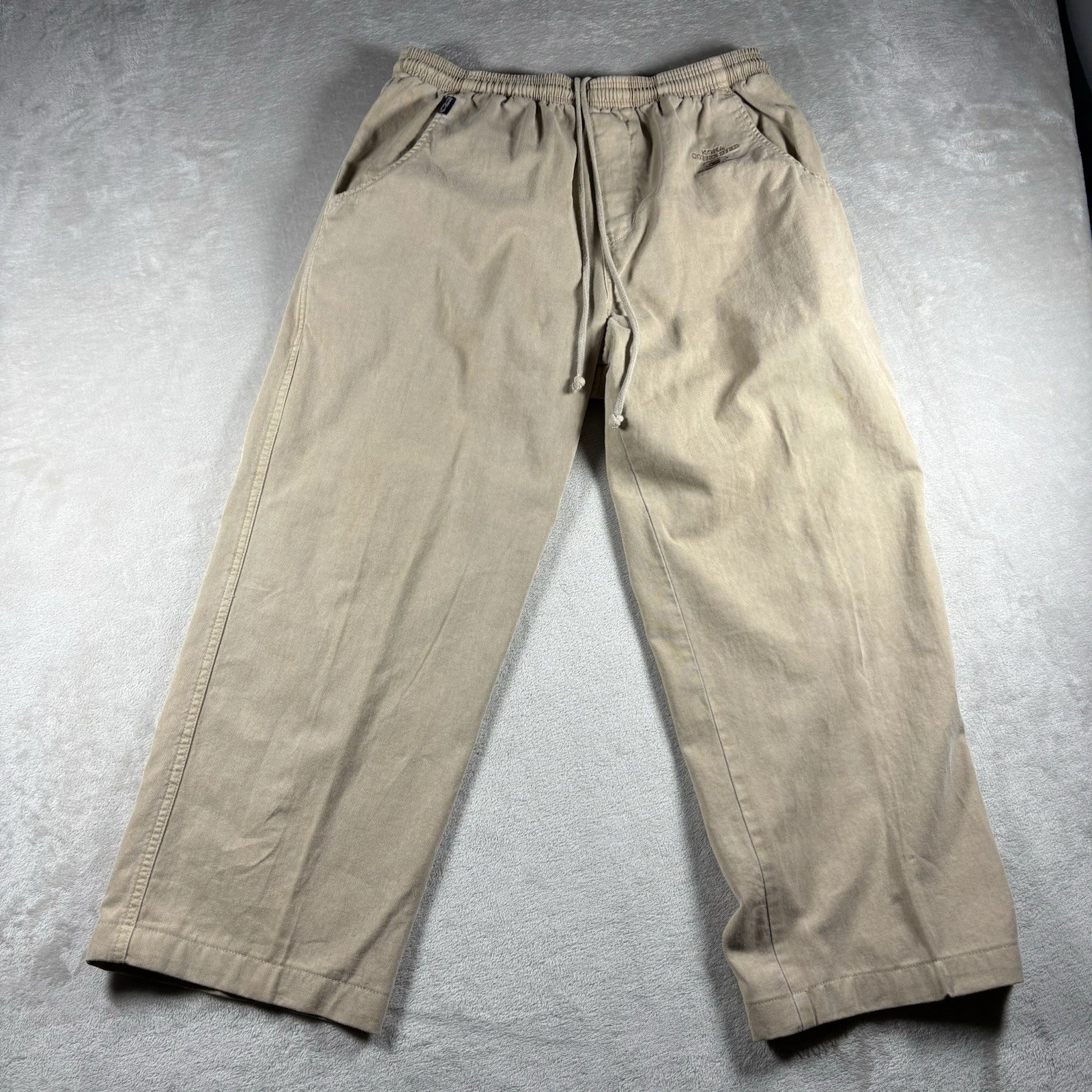 Crazy Shirts Hawaii Kona Coffee Dyed Jogger Pants Men’s Size L Beige #2207