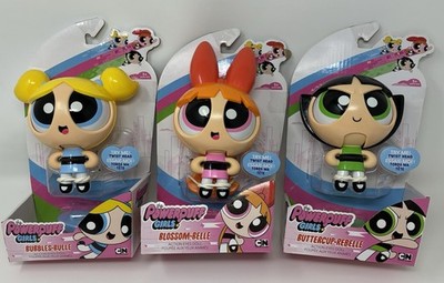 Cartoon Network Action Eyes Powerpuff Girls Set Of 3 Blossom Bubbles Buttercup