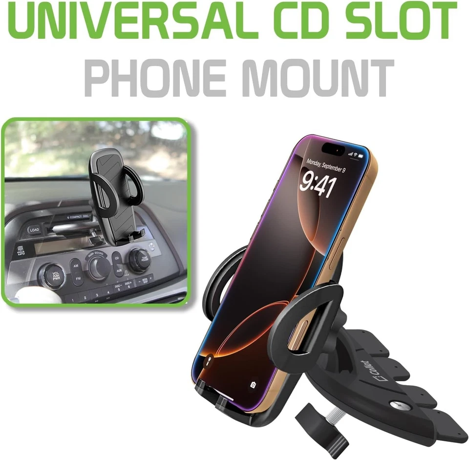 Innovative CD Slot Holder for Smartphones – 360° Rotation & Rubberized Stability - Image 4 of 4