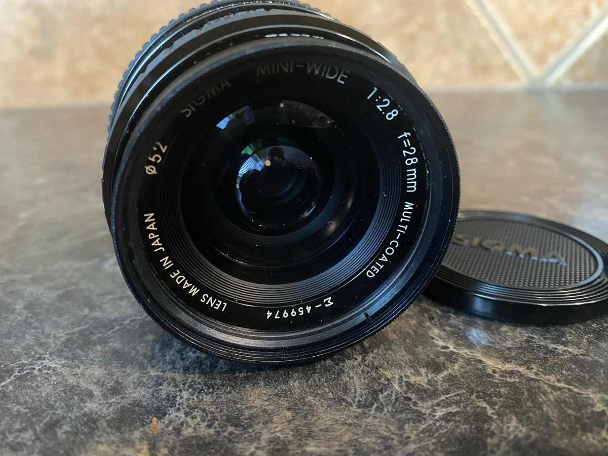 Sigma f/2.8 Camera Lenses 28mm Focal for sale | eBay