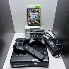 Xbox 360 Console Bundle GTA V Call Of Duty 11 Games 2 Controllers + Remote