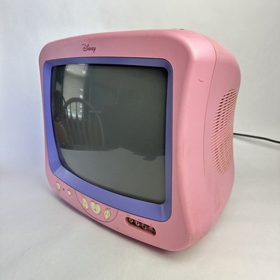 Disney Princess Pink DT1350P 13” CRT Retro Gaming TV NO Speaker or