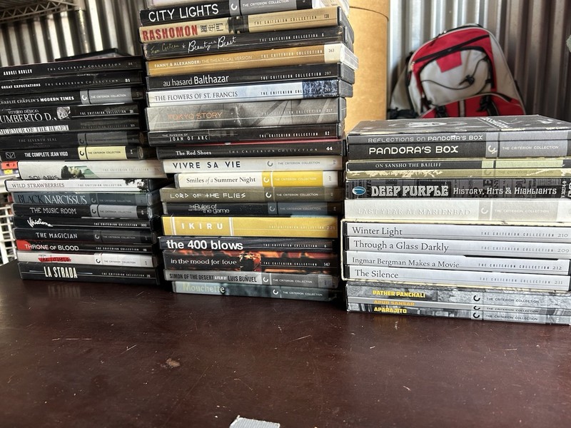 Huge Criterion Collection DVD Lot 41 Complete Editions + 6 Box Sets w/ Booklets