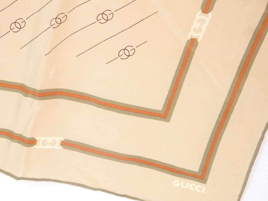 Auth GUCCI Interlocking Sherry Line Large Scarf 1… - image 12