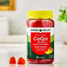 Spring Valley CoQ10 Dietary Supplement Gummies for Heart Health, 200 mg,60 Count