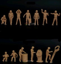 1/64 1/72 1/87 Gundam Ground Worker 3d Printed Soldiers Model