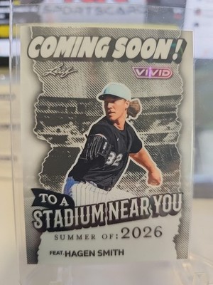 2025 leaf vivid baseball Coming Soon  Hagan Smith 1/1 