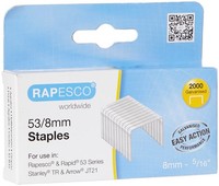 Rapesco 0752 53/8Mm Verzinkte Heftklammern, 2000 StüCk