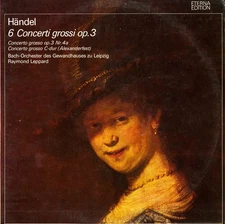 2LP Gatefold HANDEL 8 Concerti Grossi LEPPARD Bosse Violin ETERNA 825900 Black