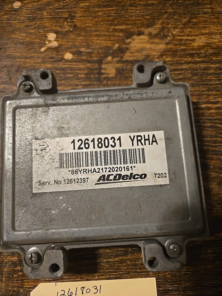 2007 2008 雪佛兰 MALIBU 发动机电脑模块 原始设备制造商 ECM 12618031 — 第 2/3 张图片