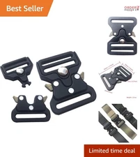 Tactical Belt Buckle Zinc Alloy 1in 2 Pack Quick Release Military Work