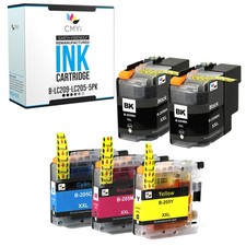 5PK Compatible LC209 LC205 Ink Cartridges Combo fits Brother MFC-J5520DW J5720DW